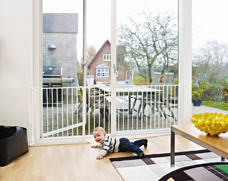 Baby Dan - Bramka ochronna FLEX L, biały