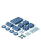 Niebieski || Deep blue/Sky blue