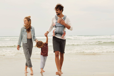 BABYBJORN - nosidełko Harmony 3D Mesh, Srebrny