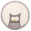 Okrągły Dywanik Sowa z matą antypoślizgową do pokoju dziecka 120x120cm