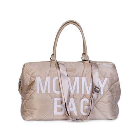 Childhome Torba Mommy Bag Pikowana Beżowa