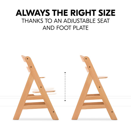 hauck zestaw krzesełko z leżaczkiem Alpha Premium Nature Grey