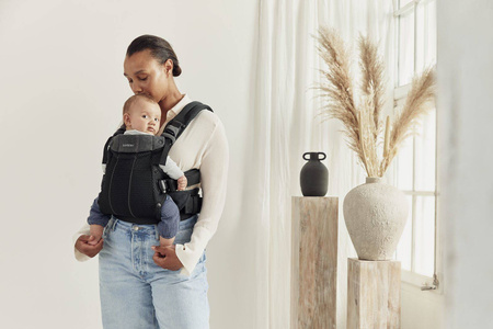 BABYBJORN - nosidełko Harmony 3D Mesh, Czarny