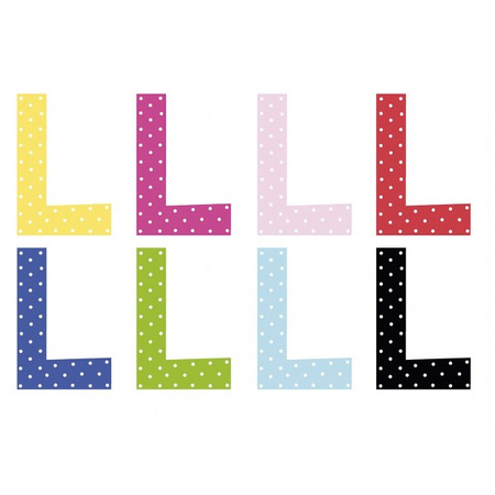 Litera L - dekoracja na ścianę