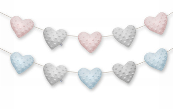 Dream Pillows girlanda pluszowa AKSON serca