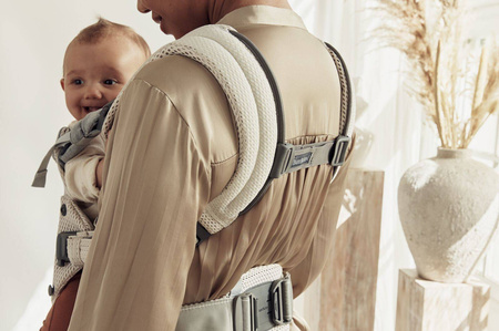 BABYBJORN - nosidełko Harmony 3D Mesh, Kremowy