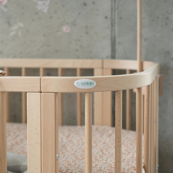 Łóżeczko 5w1 z opcją kołyski naturalny buk