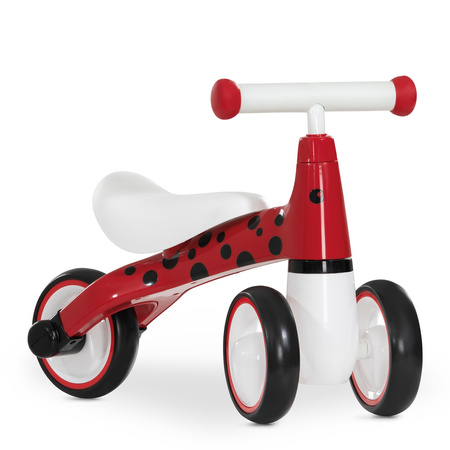 hauck rowerek 1st Ride Three - Ladybug - Red