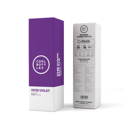 Cool Bottles Butelka termiczna 350 ml Vivid Violet