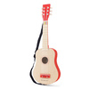 New Classic Toys Gitara de Luxe naturalna/czerwona