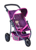 Fioletowy wózek dla lalek spacerówka Jogger Lio Knorr Toys 80268