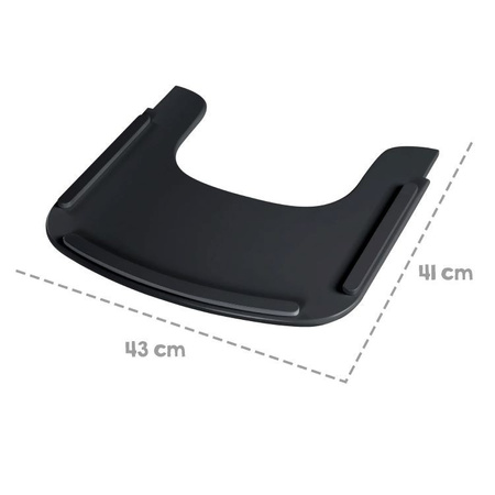 Roba tacka Sit up flex do krzesełka drewniana czarna