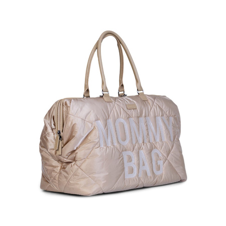 Childhome Torba Mommy Bag Pikowana Beżowa