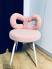 Stylowe Krzesełko Kokarda w kolorze różowym dla dziewczynki