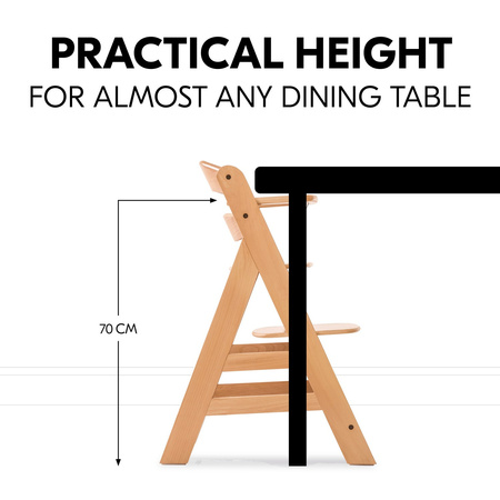 hauck zestaw krzesełko z leżaczkiem Alpha Premium Nature Grey