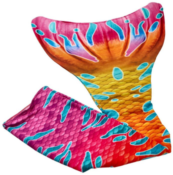 Syreni ogon - monopłetwa do pływania Malibu  Aquaris + bikini