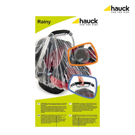 hauck folia Rainy Transparent