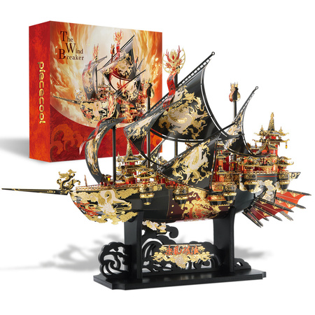Piececool Puzzle Metalowe Model 3D - Statek Łamacz Wiatrów