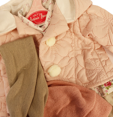 Munecas Arias płacząca lalka Erea 33 cm z kołyską