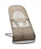 BABYBJORN - leżaczek BALANCE SOFT MESH - Szary Beż/Biały