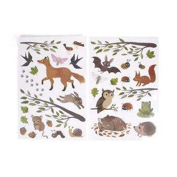 Filibabba Naklejki ścienne Forest Friends