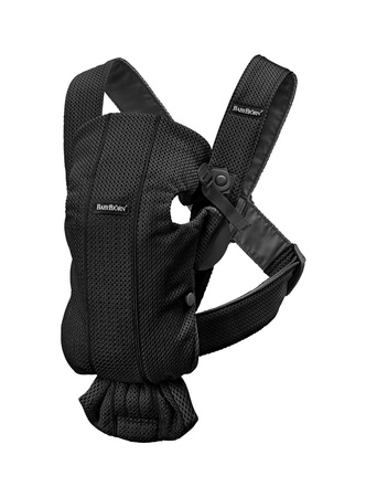 BABYBJORN MINI 3D Mesh – nosidełko, Czarny