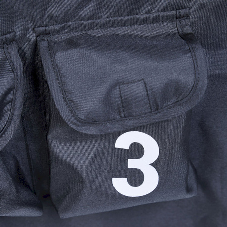 Childhome Wózek trzyosobowy Triplet Black