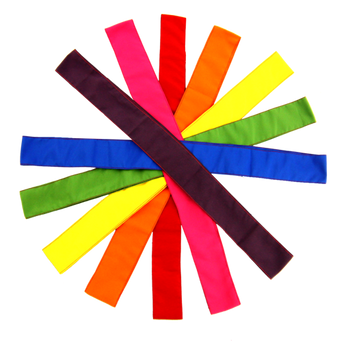 ZESTAW 7 szt SZARF SZKOLNYCH w 7 kolorach MIX PLUS