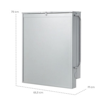 roba przewijak ścienny szary + mata do przewijania roba Style szara