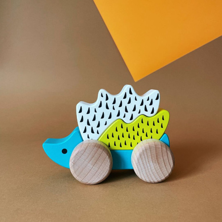 Hedgehog on wheels - Jeż  vintage