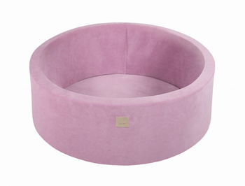 Basen okrągły velvet 40cm ciemny róż