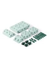 Miętowy || Ocean Mint / Forest Green || Piaskowoszary