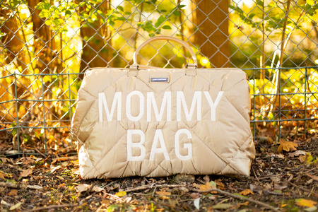 Childhome Torba Mommy Bag Pikowana Beżowa