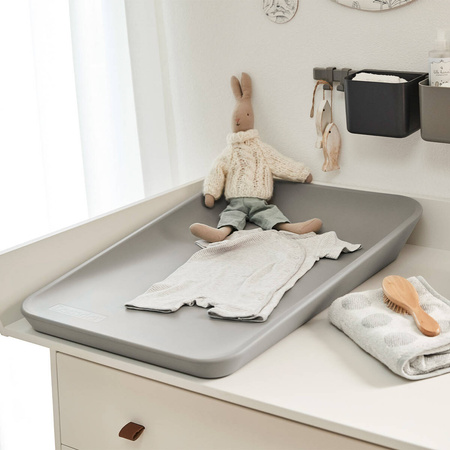 LEANDER - mata do przewijania MATTY™, pearl grey