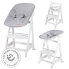 roba krzesełko z leżaczkiem 2w1 Born Up białe/szare