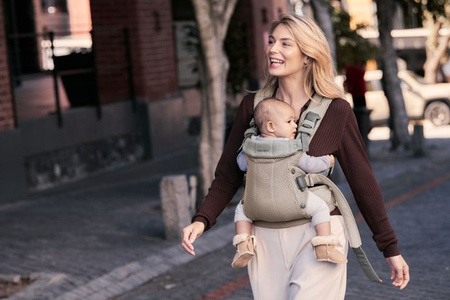 BABYBJORN - nosidełko Harmony 3D Mesh, Szary Beż