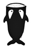 Baby Bites Śpiworek light Orca (2-6 l) Penguins Black