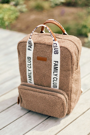 Childhome Plecak Family Club Signature Teddy Soft brown