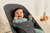 BABYBJORN - leżaczek BLISS Woven - Antracytowy + zabawka do leżaczka BALANCE Googly Eyes