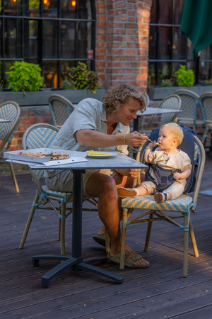 MiniMeis - Plecak rodzica HERO G5, Dusk Blue