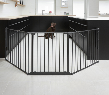 Baby Dan - Bramka ochronna FLEX L, czarny