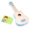 New Classic Toys Gitara de Luxe naturalna/niebieska