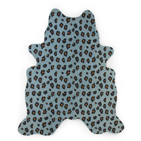 Childhome Dywan Leopard 145 x 160 cm Blue