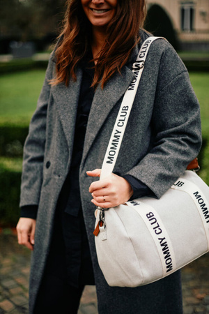 Childhome Torba do wózka Mommy Club Signature Off White