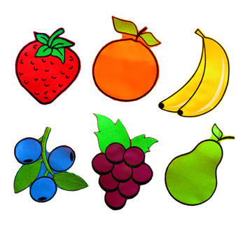 Zestaw edukacyjny Owoce 6 szt. AKSON