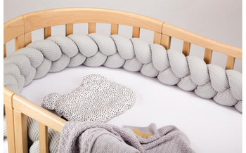 Warkocz, ochraniacz do łóżeczka 210 cm Wafelek Różne kolory