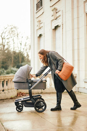 Childhome Torba do wózka Mommy Club Vegan Leather Brown