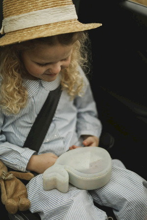 Filibabba Pudełko na przekąski Wieloryb Confetti