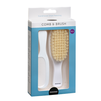 Mininor Grzebień i szczotka do włosów 0m+