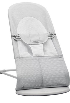 BABYBJORN - leżaczek BALANCE SOFT MESH - Szary/Biały